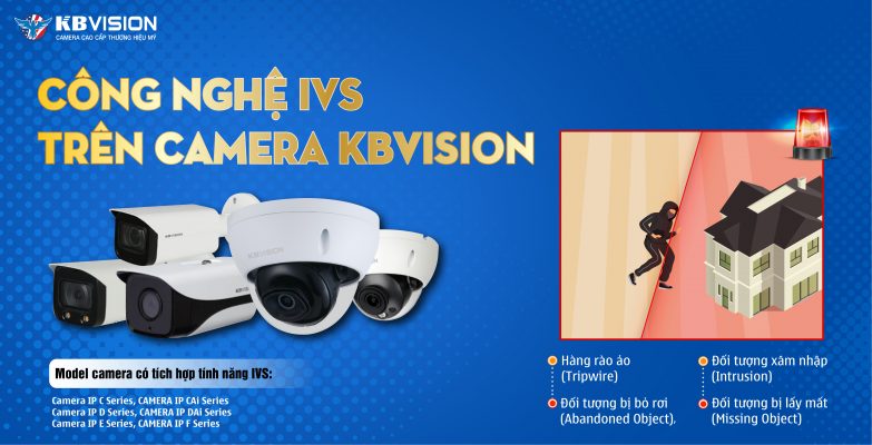 Tính năng IVS báo động camera quan sát KBVISION tại Hạ Long