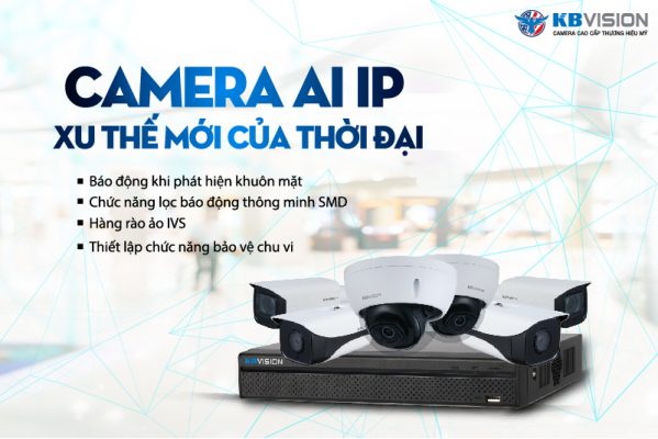 Camera quan sát AI IP KBVISION giá rẻ phục vụ thị trường Ninh Bình