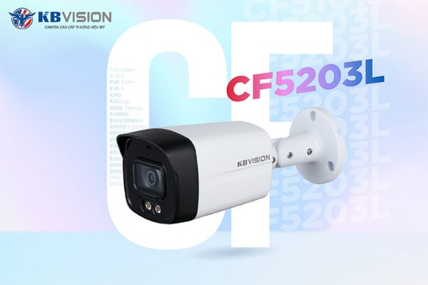 Camera quan sát có dây Full Color CF5203L KBvision lắp đặt tại huyện Củ Chi