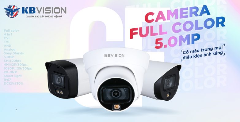 Camera quan sát giá rẻ HD Analog 5.0mp KBvision tại Quận Hoàn Kiếm